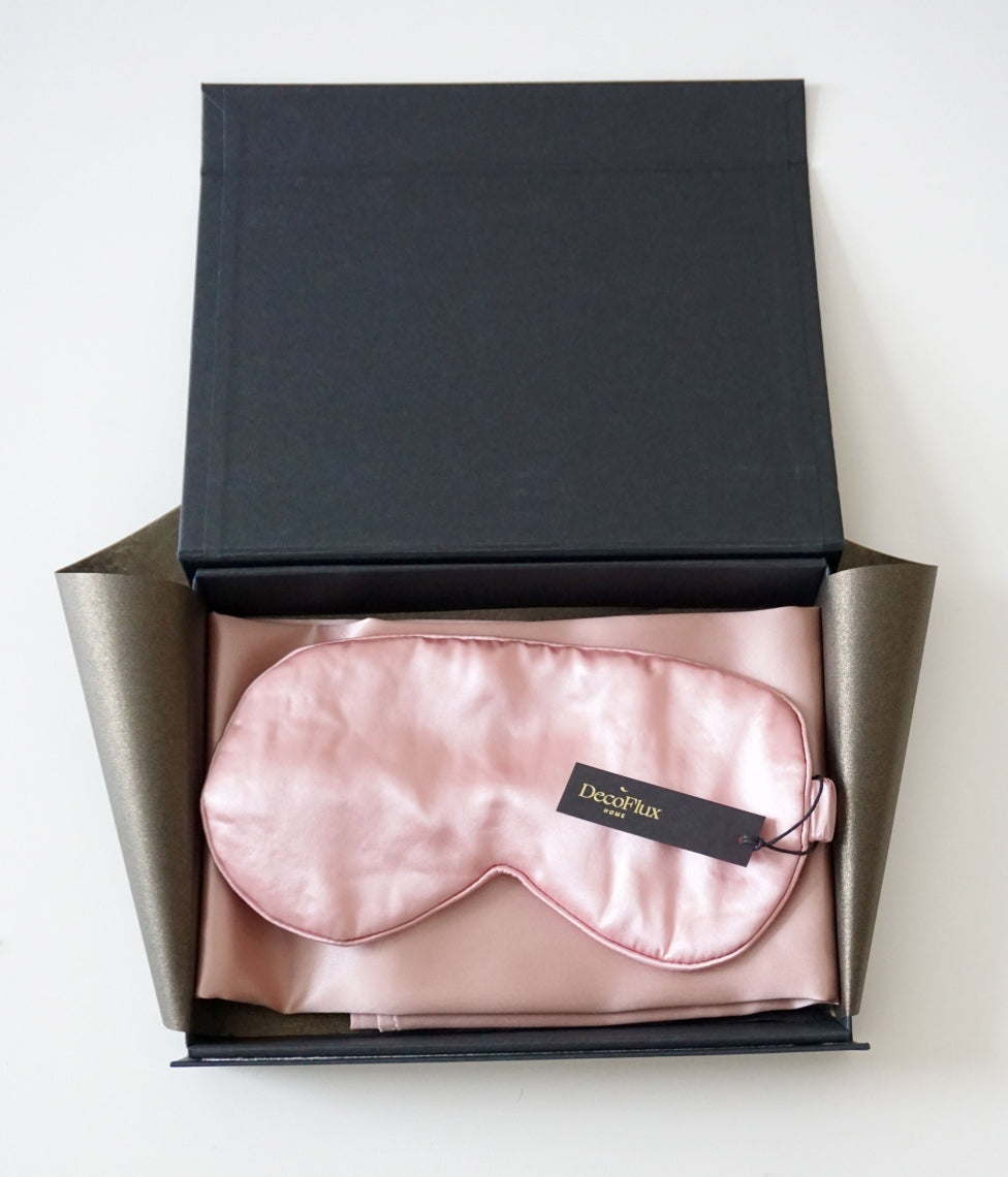 Rinkinys (šilko akiniai+šilko pagalvės užvalkalas) Solid Pink (rausva), 5 nuotrauka