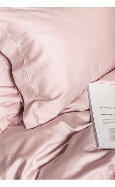 Satino paklodė be gumos Solid Rose Quartz (rausva), 4 nuotrauka