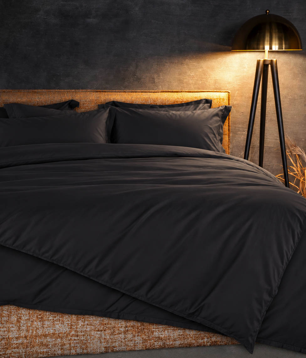 Satino patalynės komplektas Solid Storm