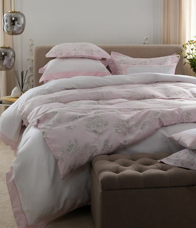 Satino patalynės komplektas Eden Primrose Pink (rausva), 7 nuotrauka