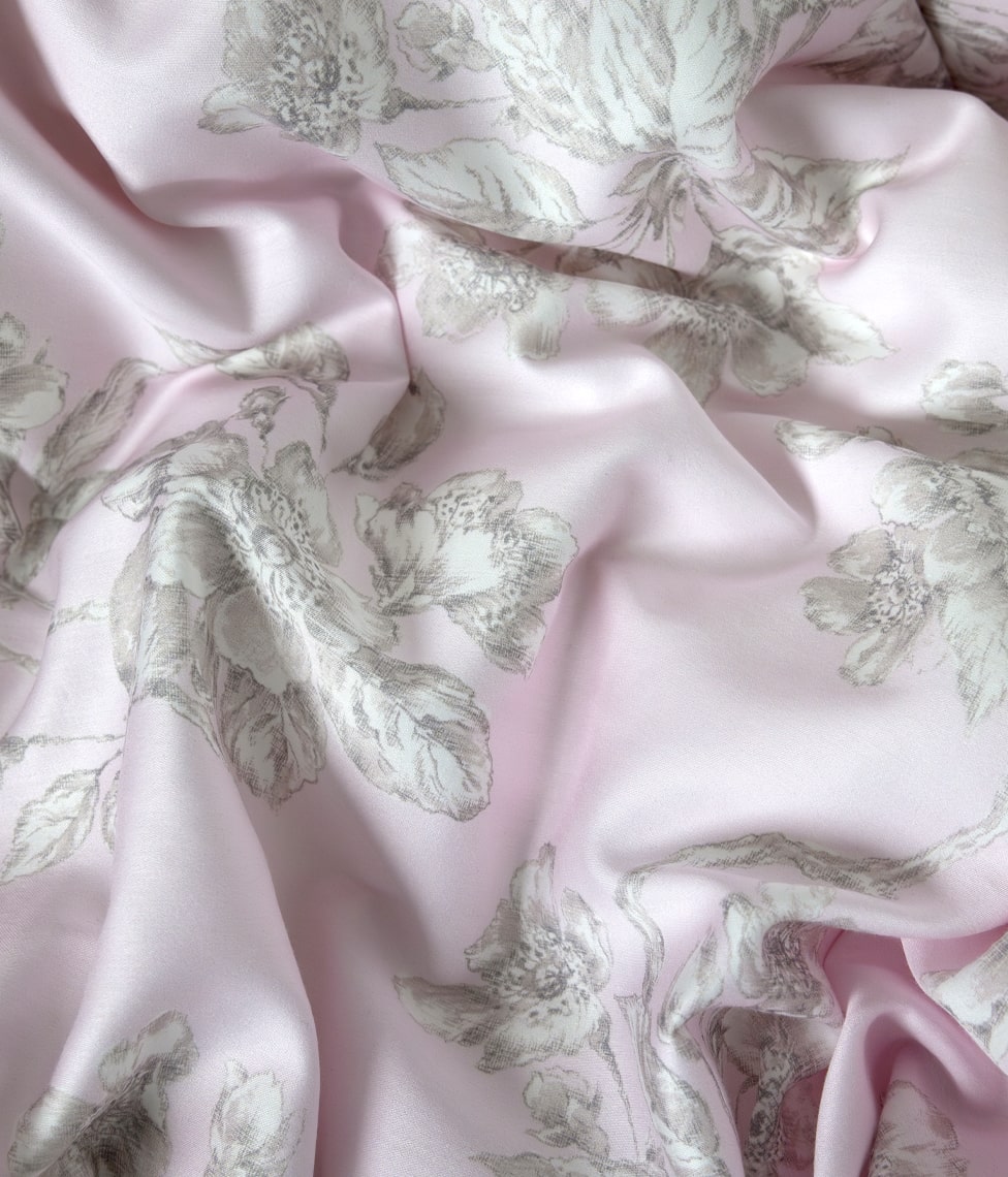 Satino patalynės komplektas Eden Primrose Pink (rausva), 2 nuotrauka