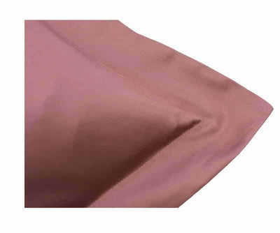 Satino pagalvės užvalkalas Solid Clay (molio), 3 nuotrauka