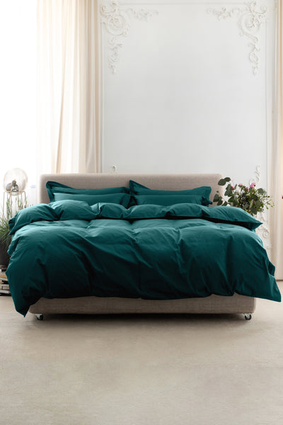 Satino paklodė be gumos Solid Teal