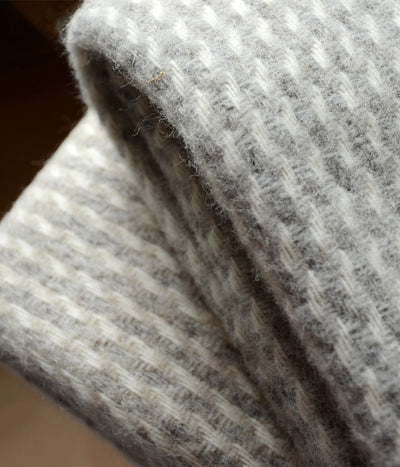 Vilnonis pledas Verdi Light Grey, 140x180cm