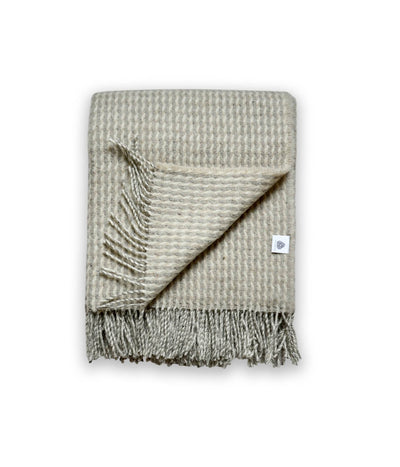 Vilnonis pledas Verdi Beige, 140x180cm