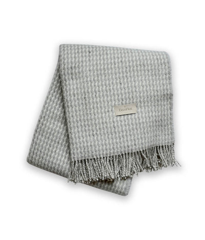 Vilnonis pledas Verdi Light Grey, 140x180cm