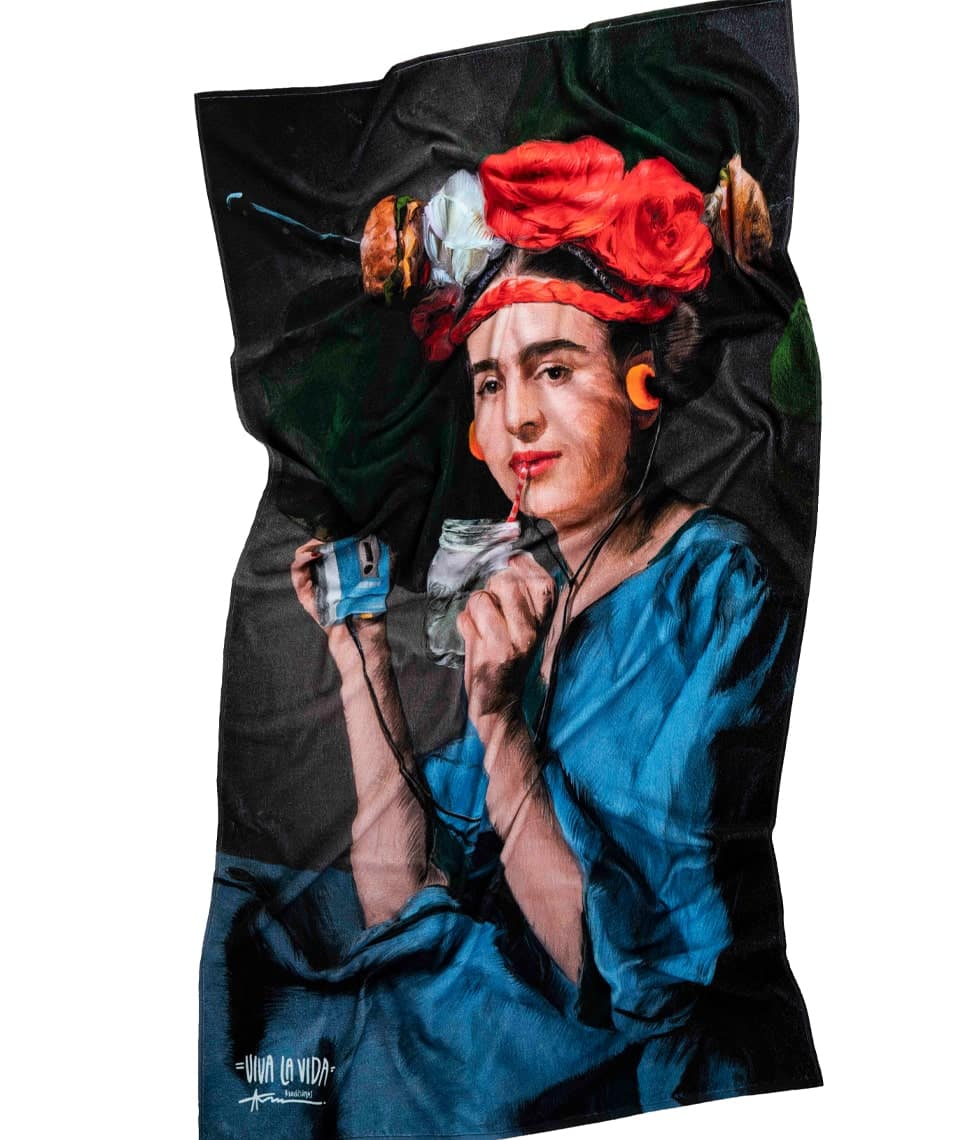Paplūdimio rankšluostis Viva la Vida (marga)