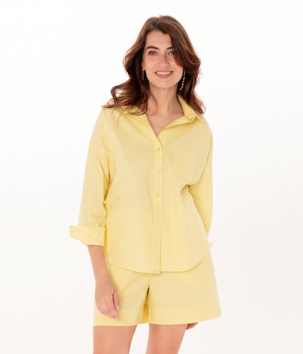 Perkelio Šortai Solid Yellow (geltona), 8 nuotrauka