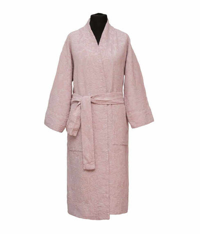 Medvilninis chalatas Versailles Angel Pink (rausva), 5 nuotrauka