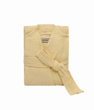 Medvilninis chalatas Orion Light Yellow (gelsva)