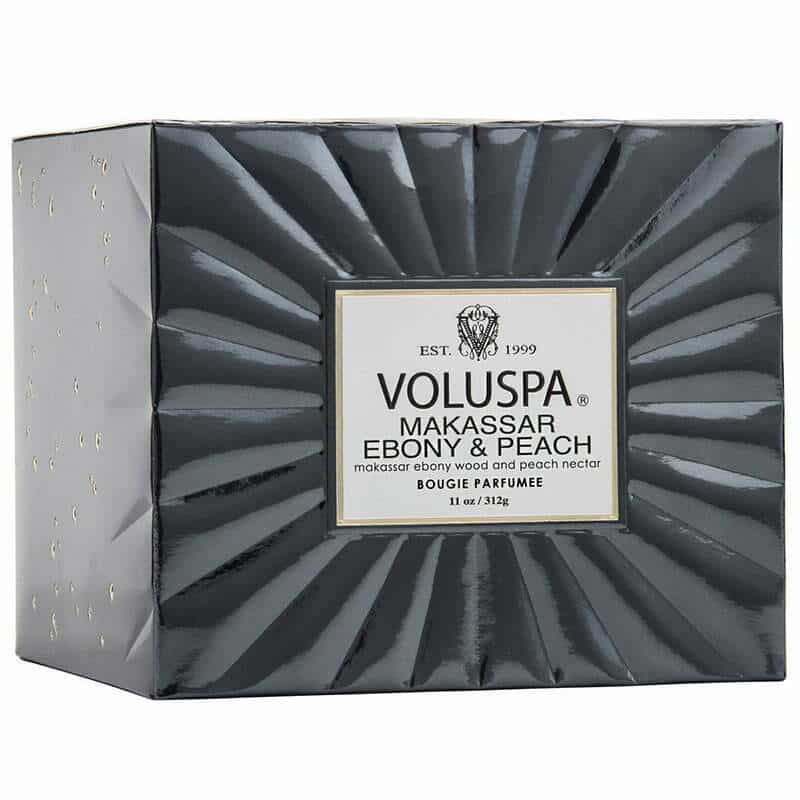 Voluspa žvakė Makassar Ebony & Peach, 4 nuotrauka