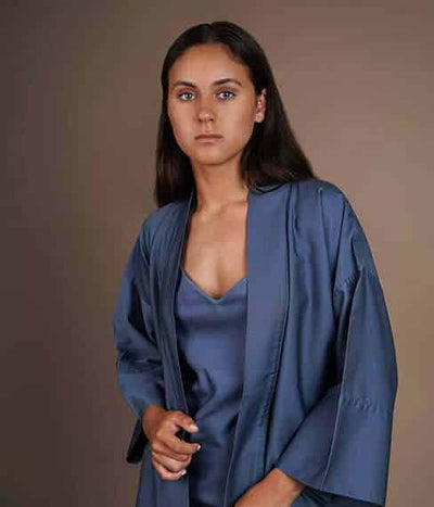 Chalatas Dream Touch Silver Blue (mėlyna)