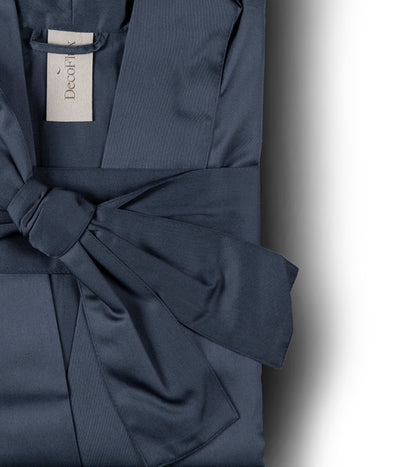Chalatas Kimono Solid Anthracite (antracito), 5 nuotrauka