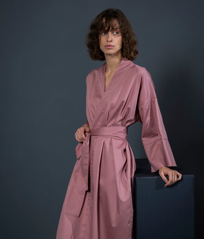 Chalatas Kimono Solid Clay (rusva)