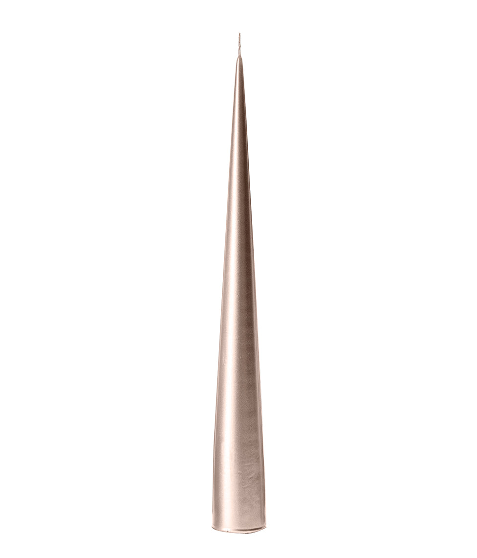 Žvakė Ester & Erik Pyramid Champagne Metallic, 2 nuotrauka