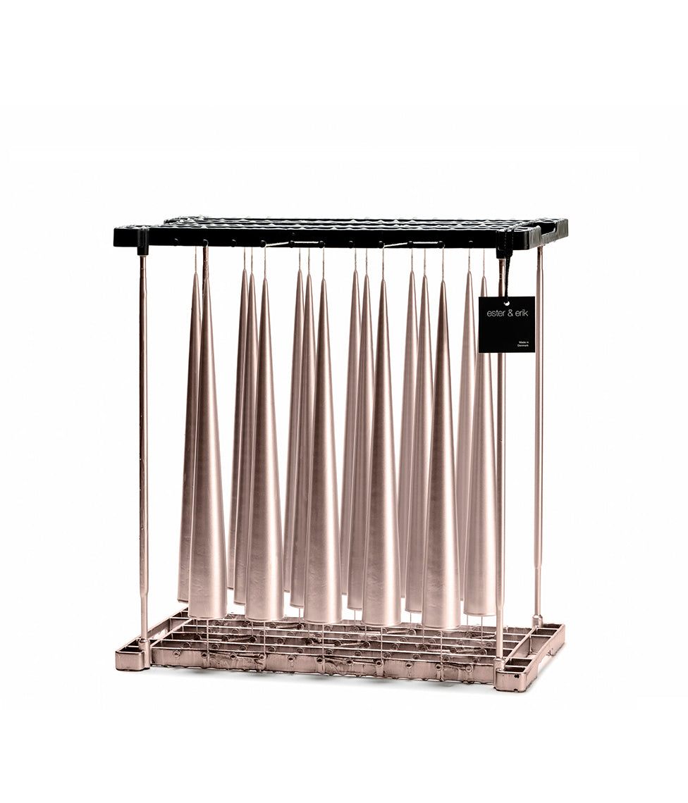 Žvakė Ester & Erik Pyramid Champagne Metallic
