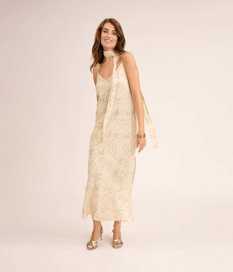 Lininė suknelė Dreamy Ecru (gelsva), 2 nuotrauka