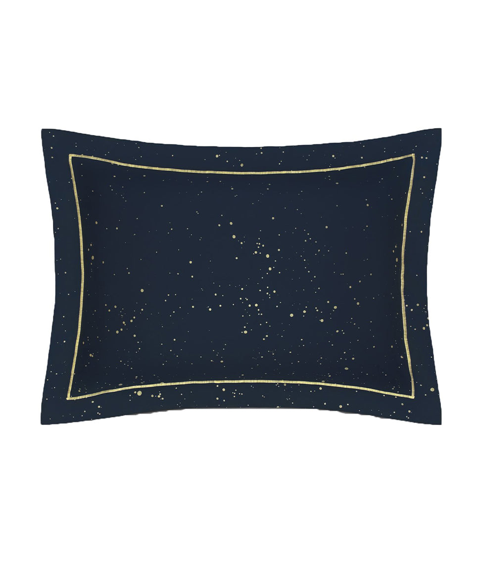 Satino pagalvės užvalkalas Cosmos Dark (mėlyna)