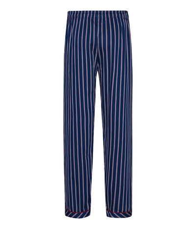 Vyriška pižama Ambassador Blue Red Stripes (švarkas+kelnės), 4 nuotrauka