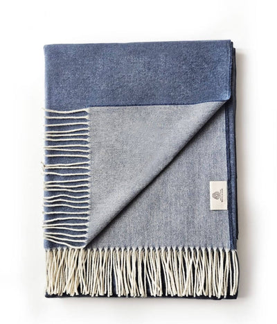 Pledas Double Sided Denim Blue 130x180cm (mėlyna), 2 nuotrauka