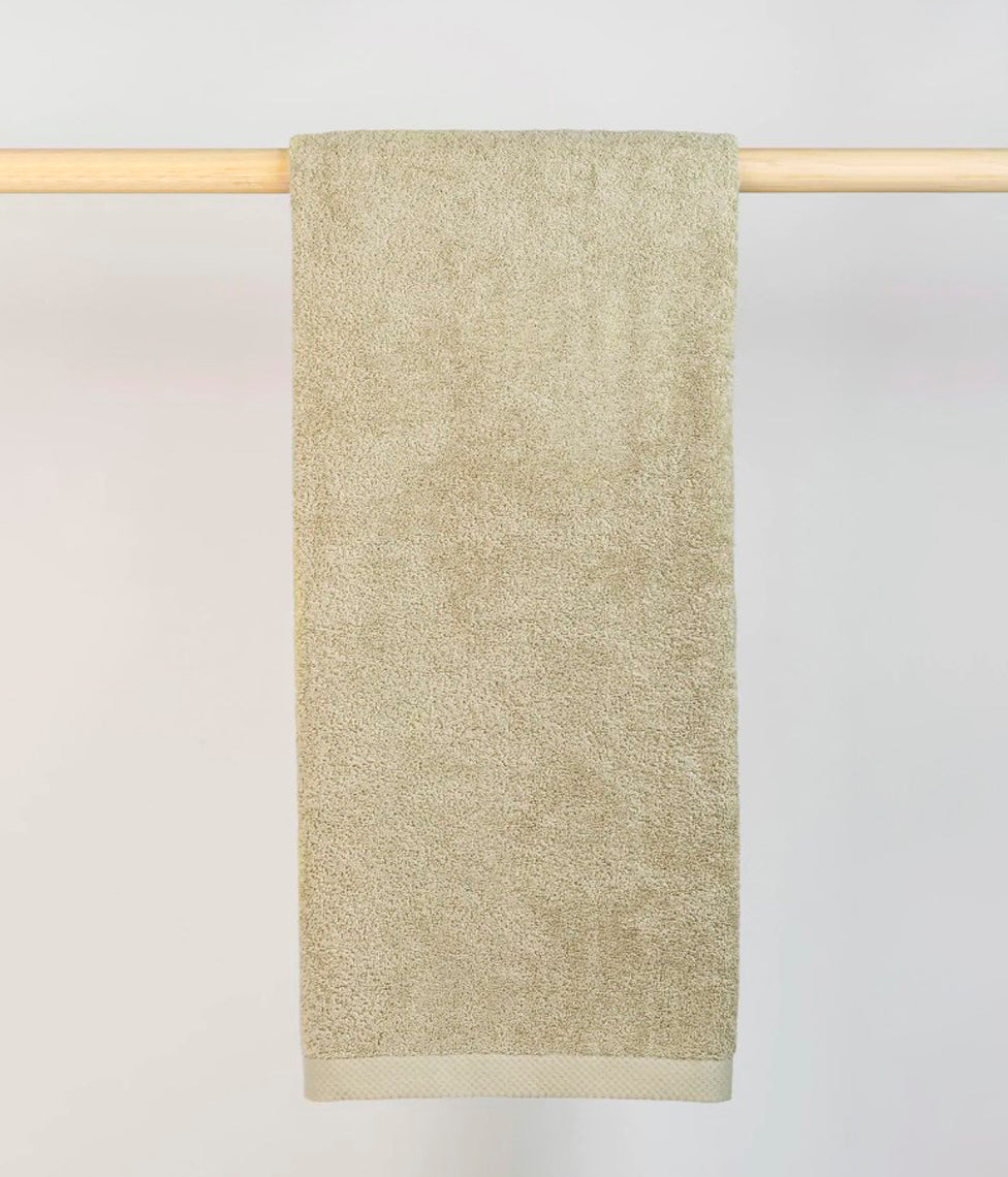 Vonios rankšluostis Luxus Khaki Green (chaki), 4 nuotrauka