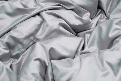 Satino patalynės komplektas Solid Silver Chalk (sidabrinė kreida), 5 nuotrauka