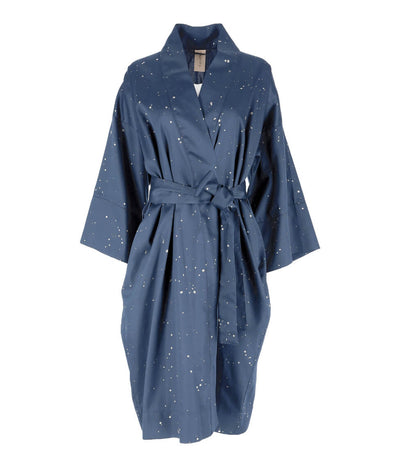 Chalatas kimono Cosmos Dark (tamsiai mėlyna), 6 nuotrauka
