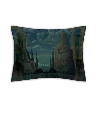 Satino pagalvės užvalkalas by Čiurlionis - 50x70cm (marga), 3 nuotrauka