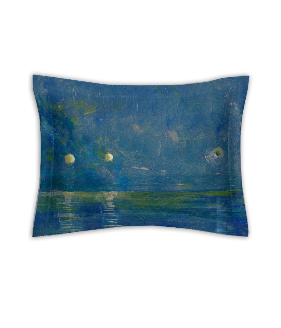 Satino pagalvės užvalkalas Pasaulio Sutvėrimas V by Čiurlionis (marga)