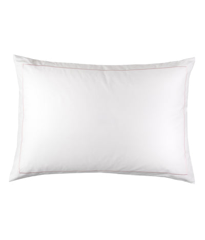Satino pagalvės užvalkalas Solid White su siuvinėjimu (balta), 8 nuotrauka