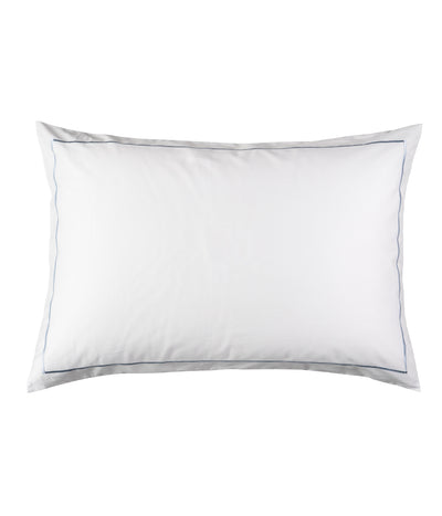 Satino pagalvės užvalkalas Solid White su siuvinėjimu (balta), 7 nuotrauka