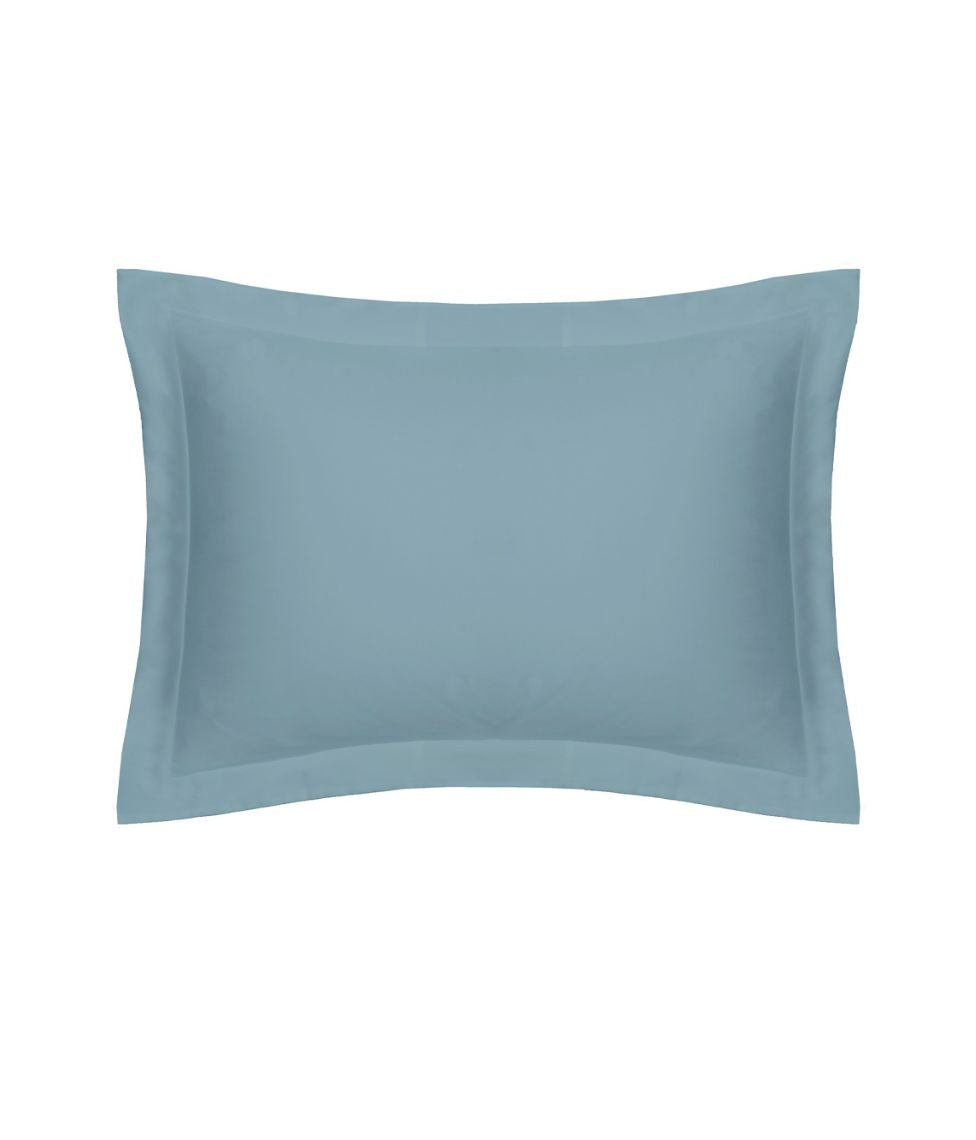Satino pagalvės užvalkalas Solid Blue Bell (mėlyna)