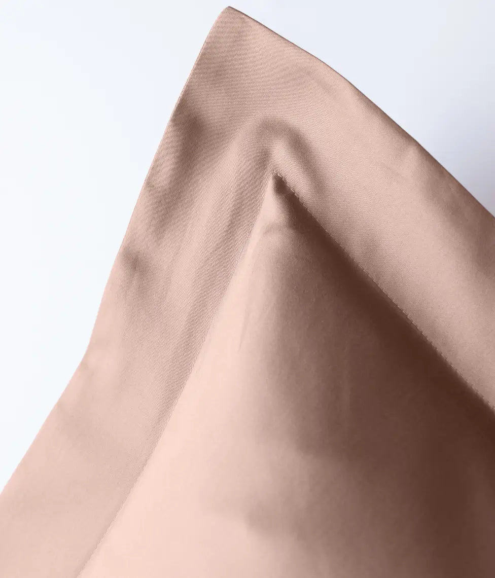 Satino pagalvės užvalkalas Solid Creamy Peach (persikinė), 2 nuotrauka