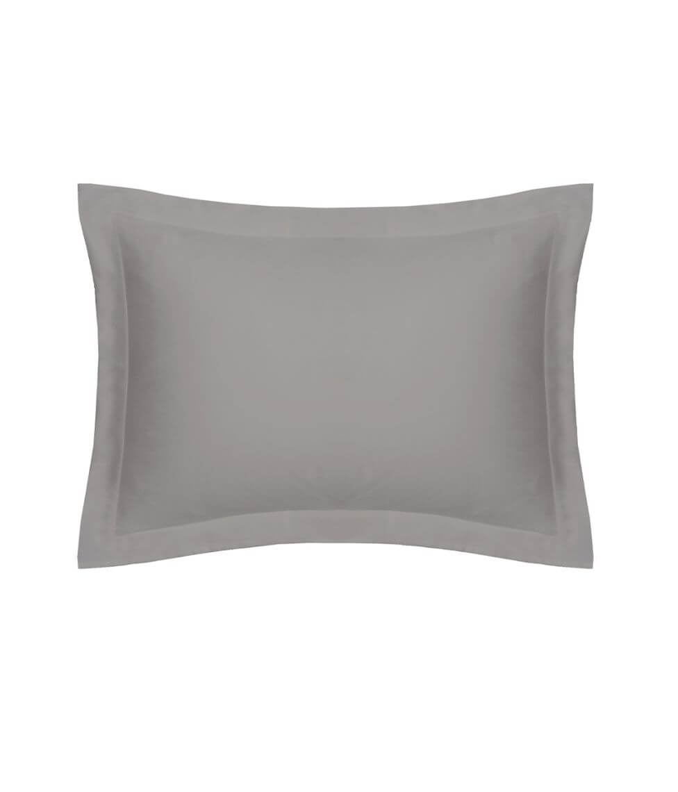 Satino pagalvės užvalkalas Solid Taupe (pilka)