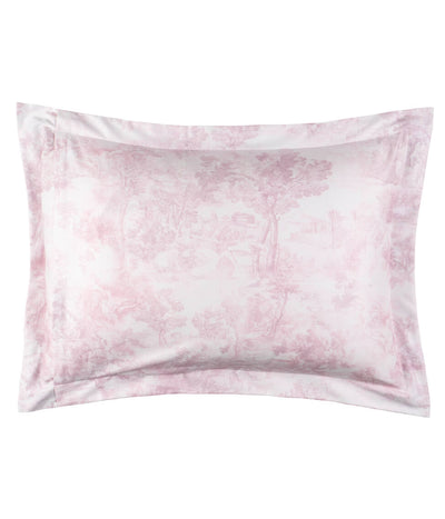 Satino pagalvės užvalkalas Toile Mauve (rausva), 3 nuotrauka
