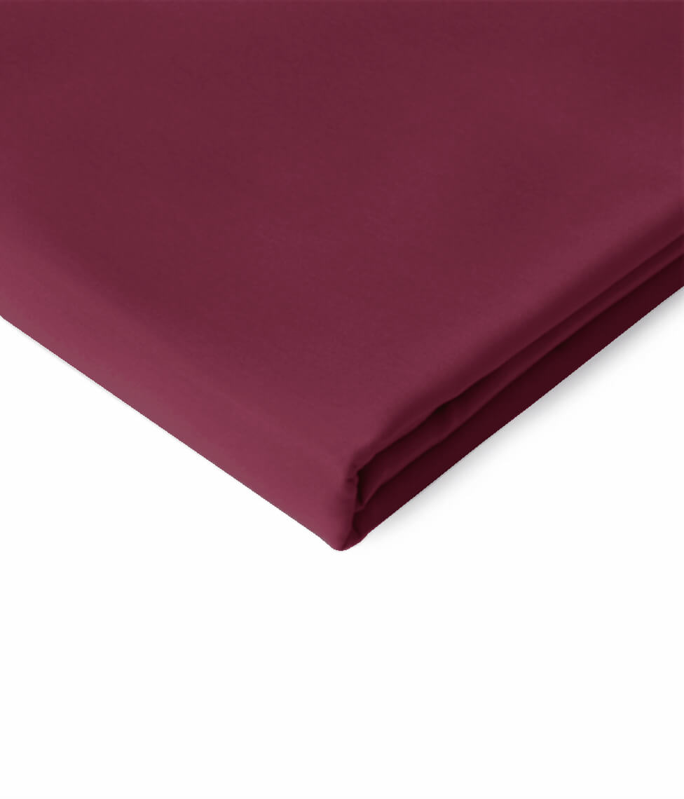 Satino paklodė be gumos Solid Burgundy (burgundiška)