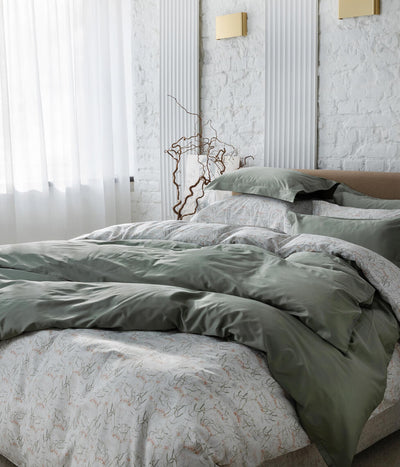 Satino patalynės komplektas Dreamy White (balta), 6 nuotrauka