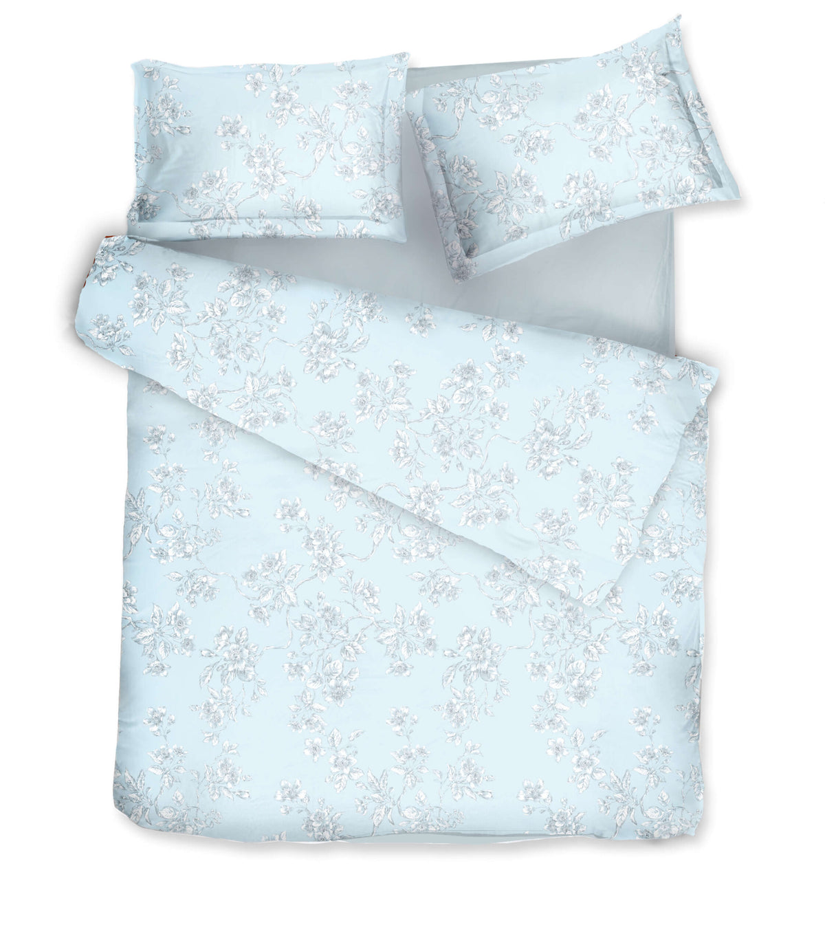Satino pagalvės užvalkalas Eden Light Blue (šviesiai mėlyna), 6 nuotrauka