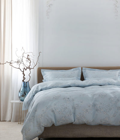 Satino pagalvės užvalkalas Eden Light Blue (šviesiai mėlyna), 5 nuotrauka