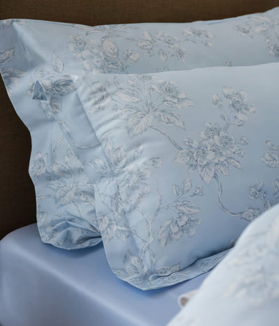 Satino pagalvės užvalkalas Eden Light Blue (šviesiai mėlyna), 3 nuotrauka
