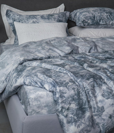 Perkelio patalynės komplektas Toile Blue (mėlyna), 3 nuotrauka