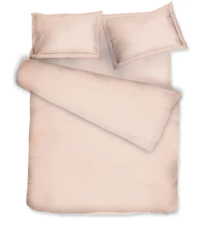 Satino patalynės komplektas Solid Creamy Peach (persikinė), 2 nuotrauka