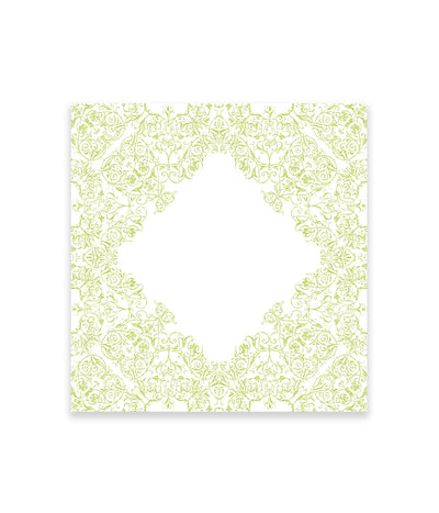 Lininė staltiesė Versaille Green (žalia), 2 nuotrauka