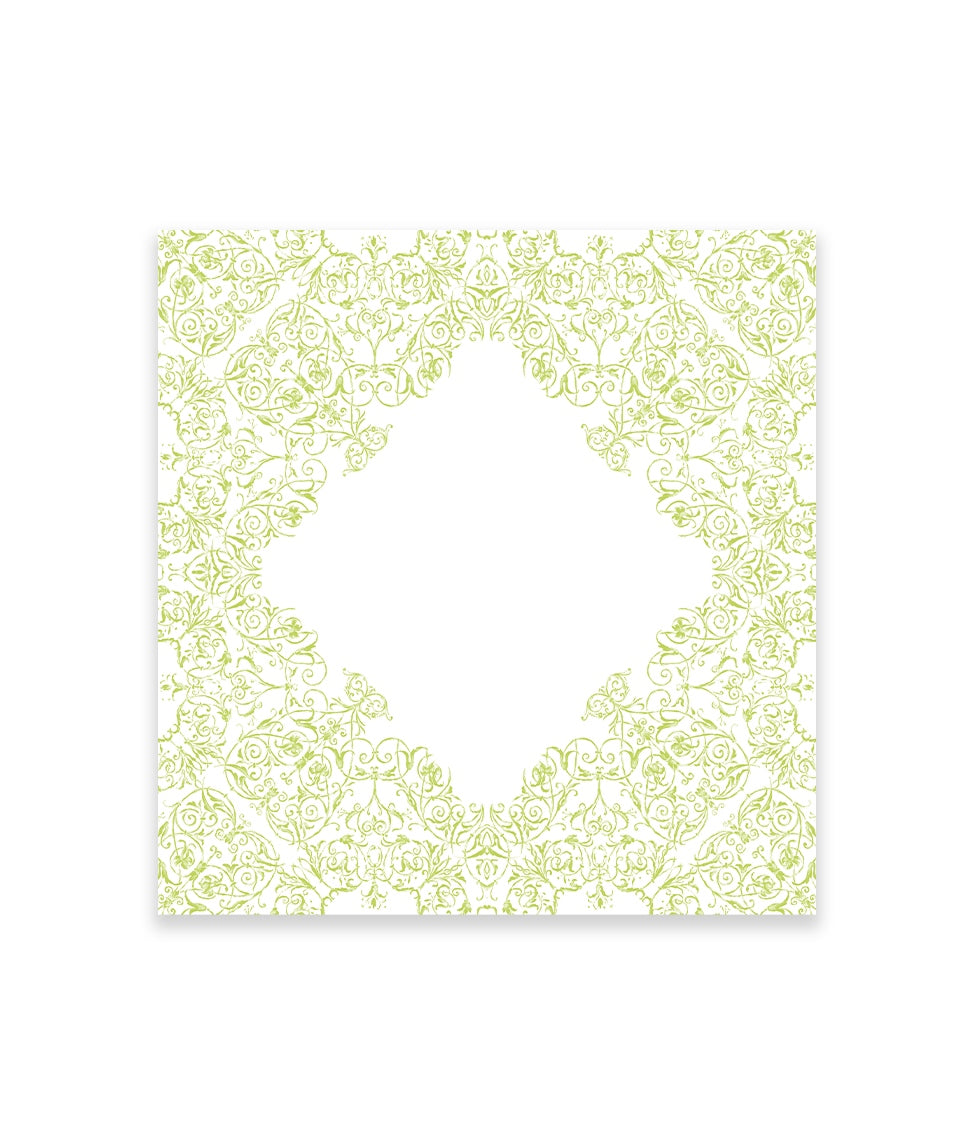 Lininė staltiesė Versaille Green (žalia), 2 nuotrauka
