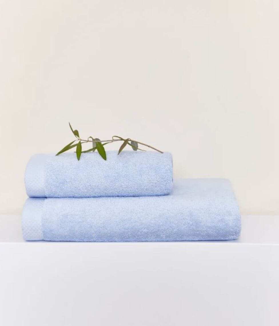 Vonios rankšluostis Luxus Light Blue (šviesiai mėlyna), 2 nuotrauka