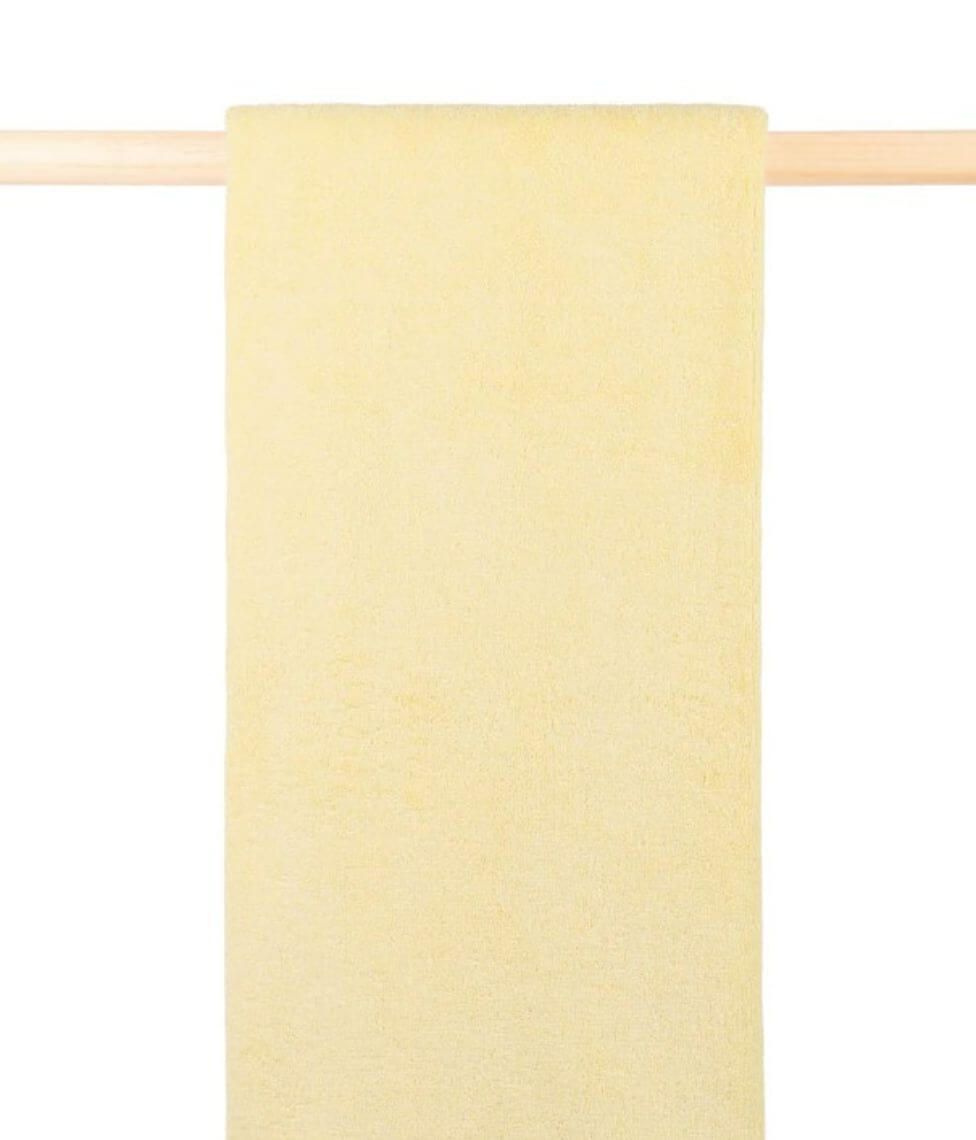 Vonios rankšluostis Luxus Yellow Chic (geltona), 3 nuotrauka