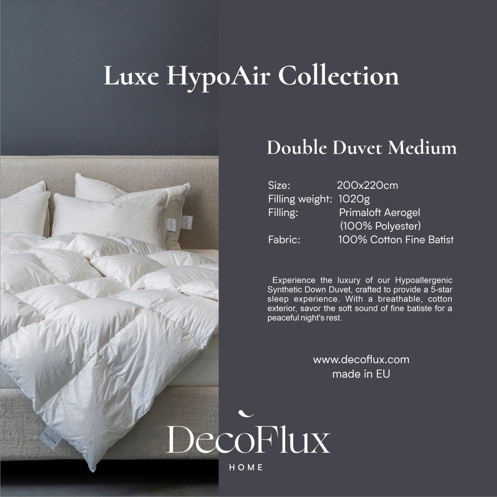 Hipoalerginė antklodė Luxe HypoAir Medium, 1020g, 3 nuotrauka