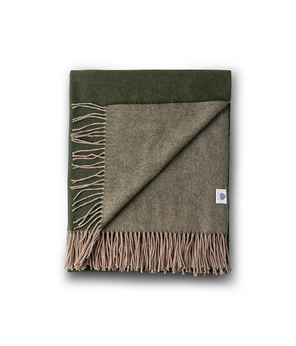 Pledas KASHWOOL Forest 130x180cm (žalia), 2 nuotrauka