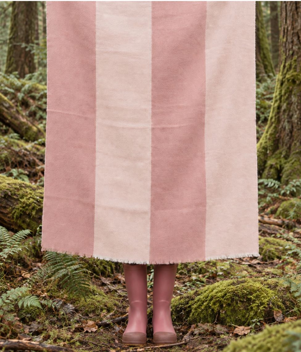 Vilnonis pledas Greenfield Dusty Pink 120x180cm