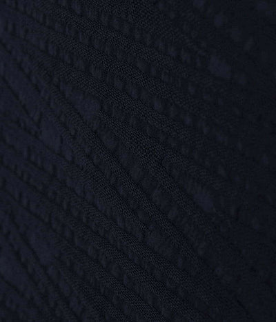 Medvilninė lovatiesė Twist Indigo (mėlyna), 4 nuotrauka